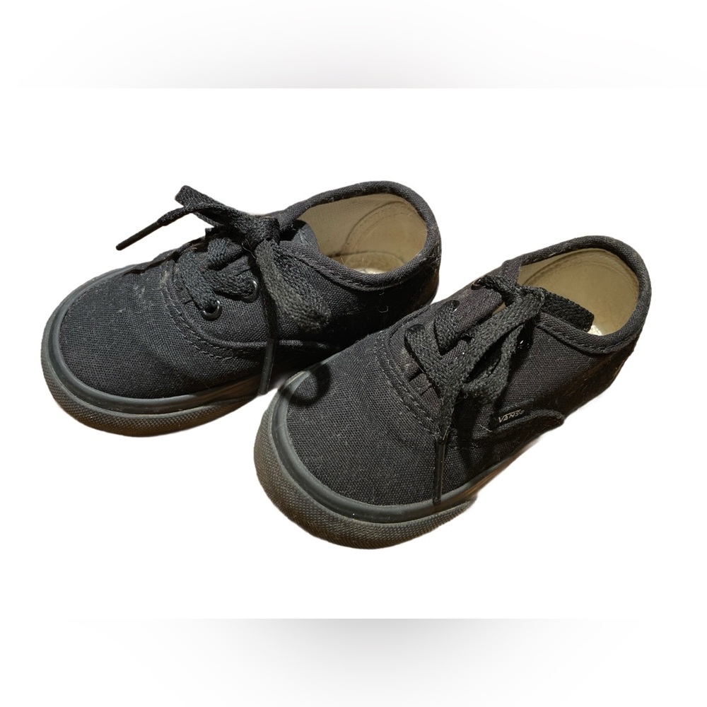 Vans Black Authentic Toddler US 5.5. Lightly worn